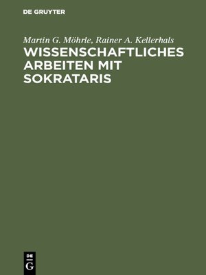 cover image of Wissenschaftliches Arbeiten mit SOKRATARIS
